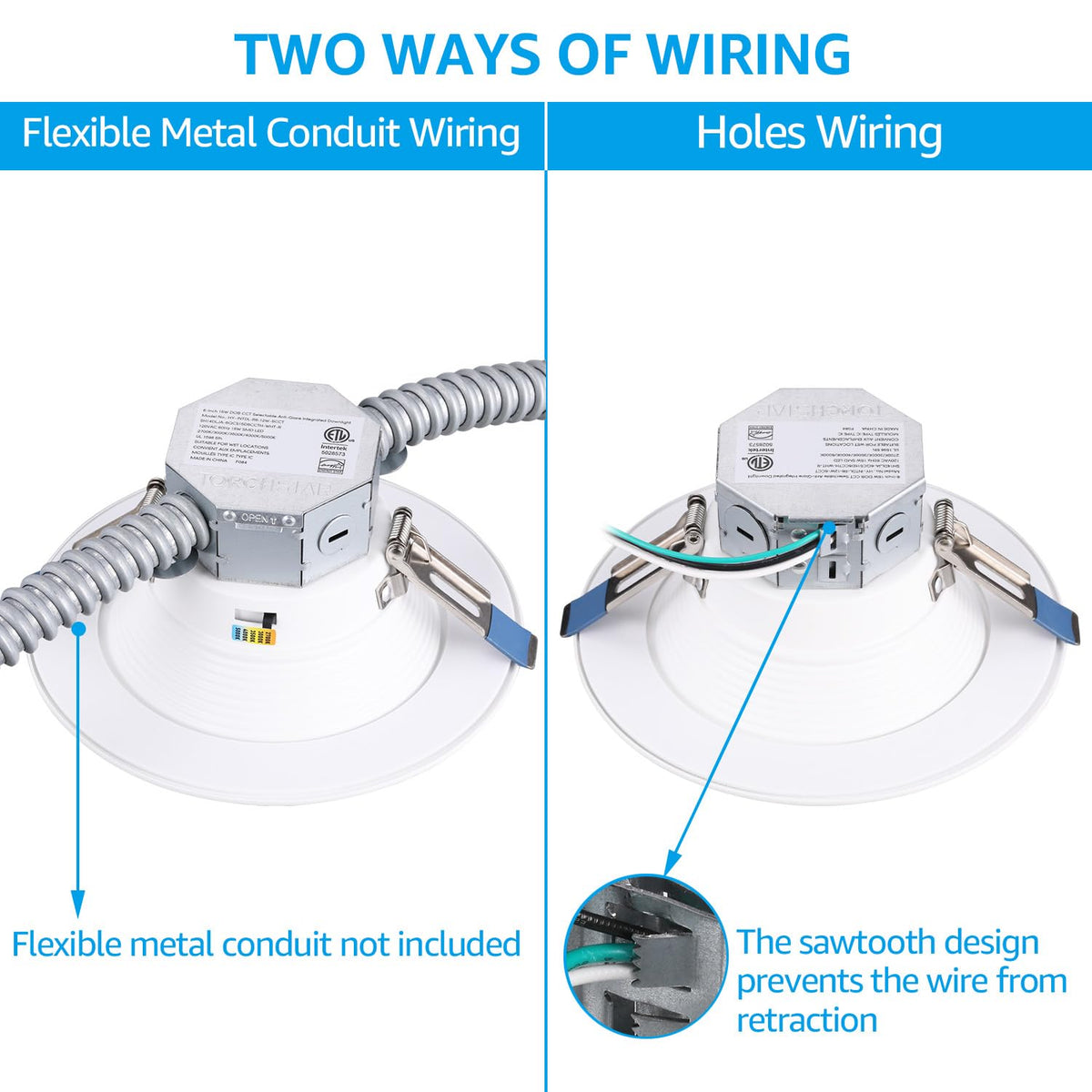 TORCHSTAR CRI90 dimmable downlight for true color rendering