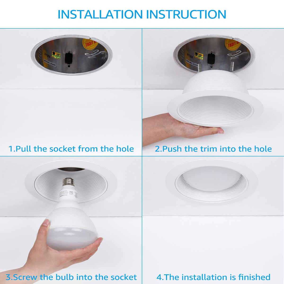 Torchstar trim compatible with Halo/Juno remodel housings for easy retrofits