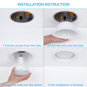 Torchstar trim compatible with Halo/Juno remodel housings for easy retrofits