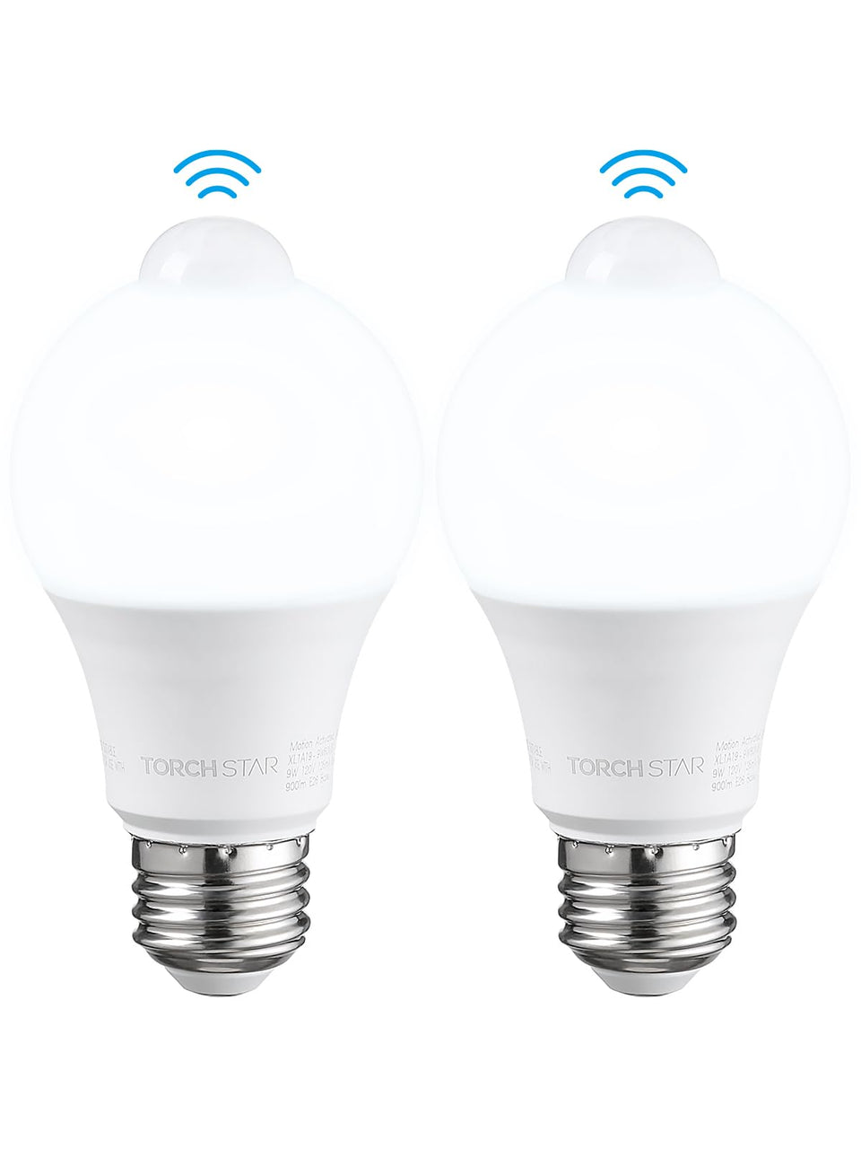 TORCHSTAR LED motion sensor bulb pack-2 for convenient hands-free lighting