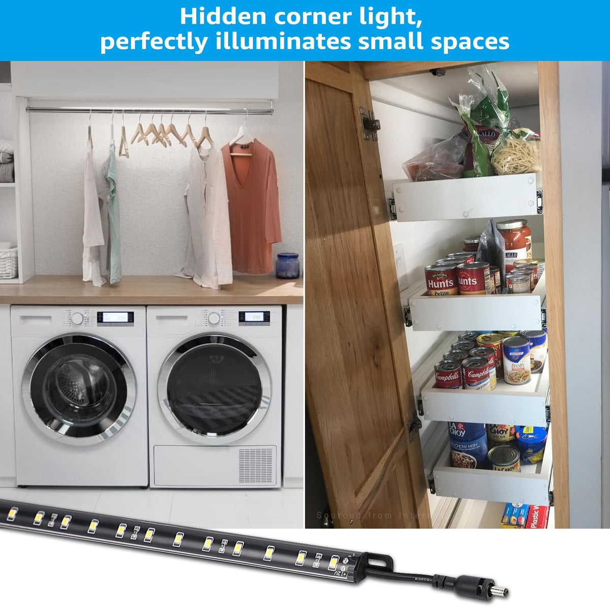 TORCHSTAR right-angle mounting design with tape for quick installation.