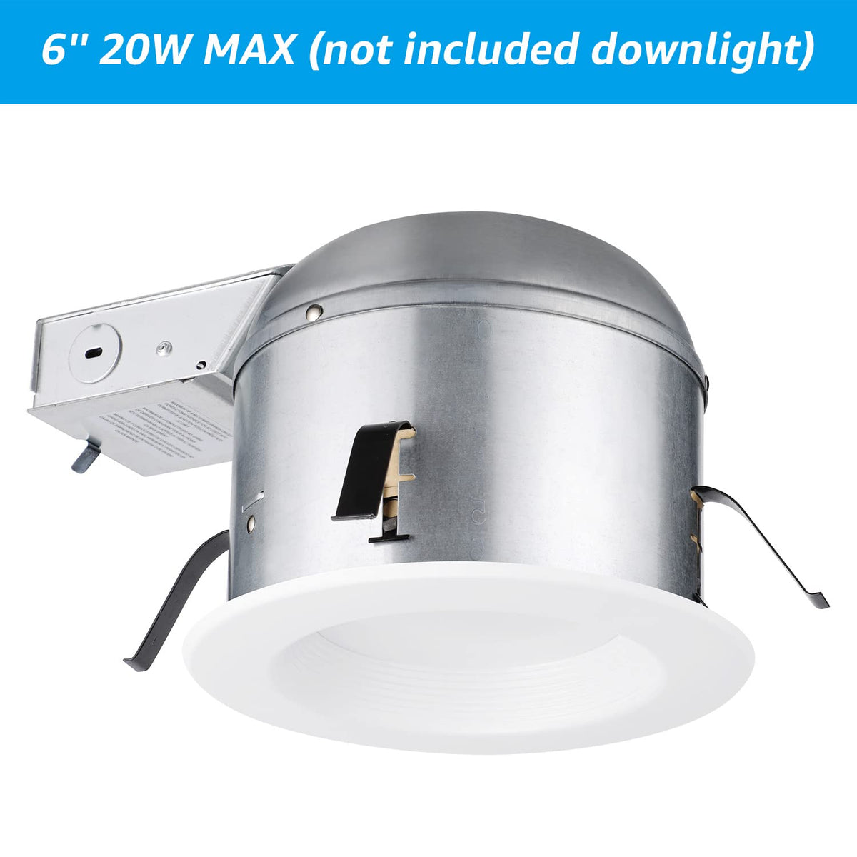 TorchSTAR shallow-barrel 6-inch can light fits tight ceilings and angled roofs