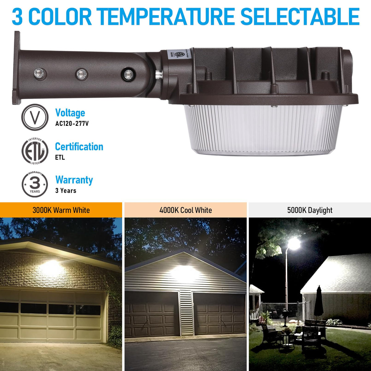 TORCHSTAR tilt-head design directs light precisely where needed.