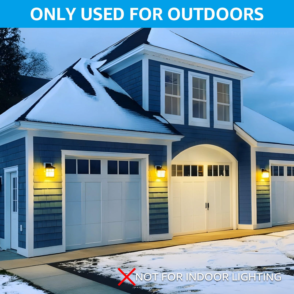Torchstar warm 2700K glow creates inviting exterior ambiance.