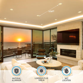 TORCHSTAR wet-location rated downlight suitable for bathrooms
