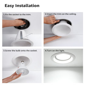 Torchstar compatible with PAR30, A19, BR30 bulbs for versatile lighting.