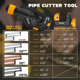 TOLESA pipe reamer for smooth inner edges.