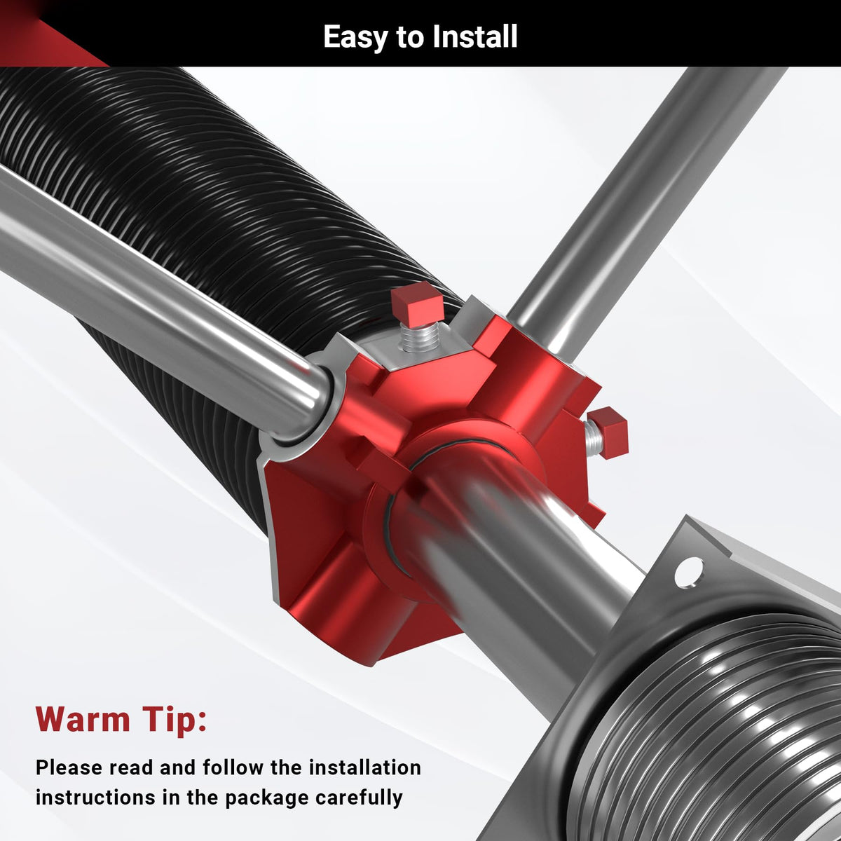 Toriexon torsion design engineered for up to 18,000 cycles of use
