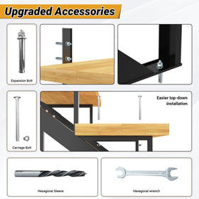 Toriexon steel riser supports up to 3000 lbs for heavy outdoor use.