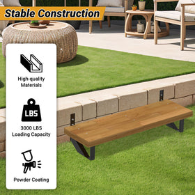 Toriexon stair riser triangular structure for improved stability and load support.
