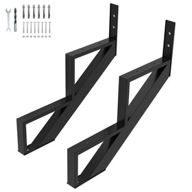 Toriexon steel stair step riser 2-pack for durable outdoor stairs.