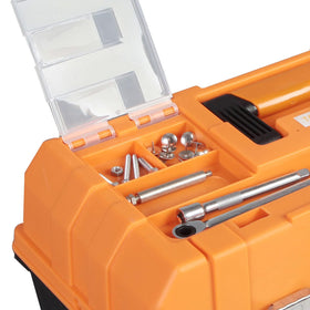 Torin 17-inch tool box three-tier design improves separation and quick access
