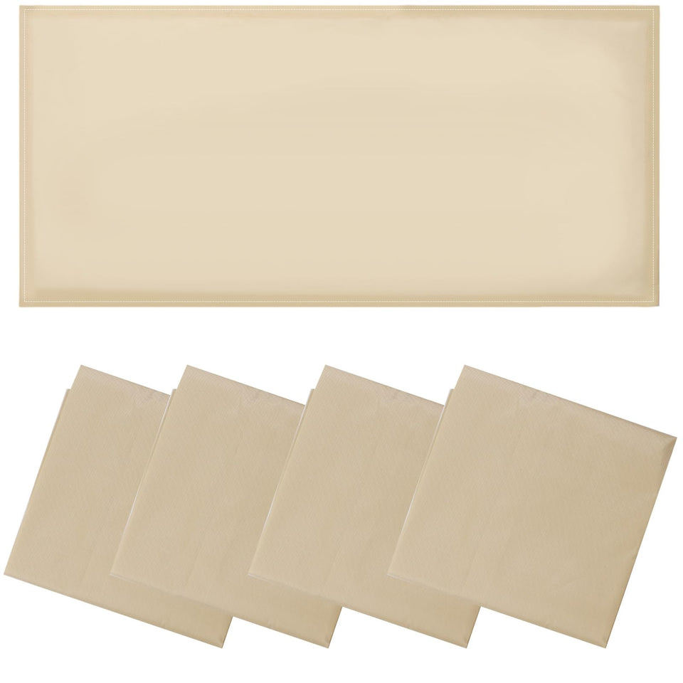 Torixqi light cover 4x2 ft diffuses warm yellow light to reduce glare.