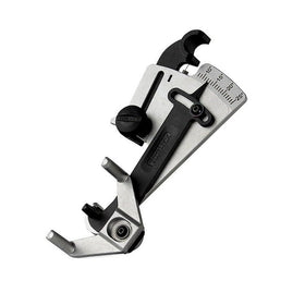 Tormek KS-123 angle adjuster mounted on a knife for precise sharpening angle setup