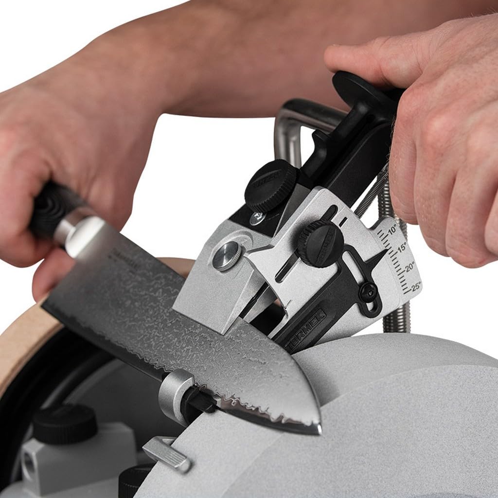 Conical blade alignment with KS-123 for consistent edge angles