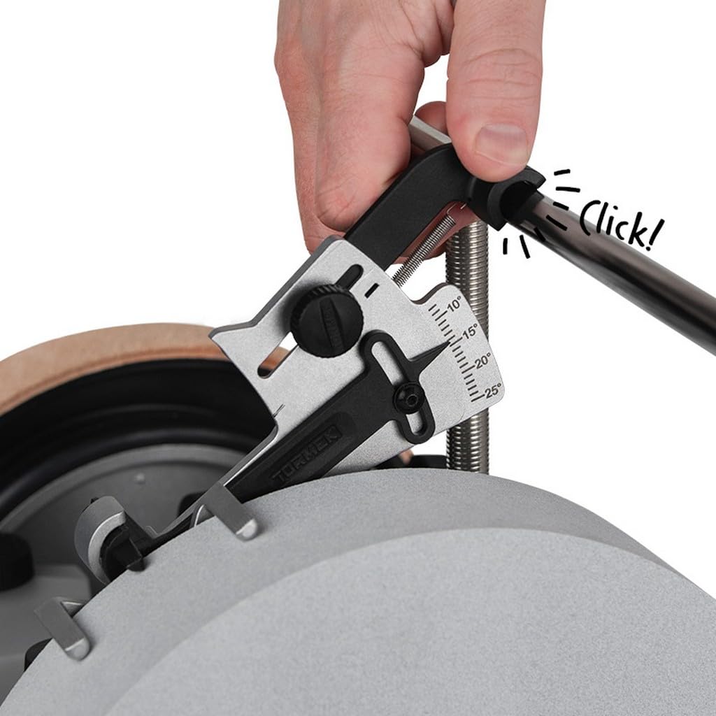 KS-123 fits all TORMEK machines with universal support for versatile knife setups