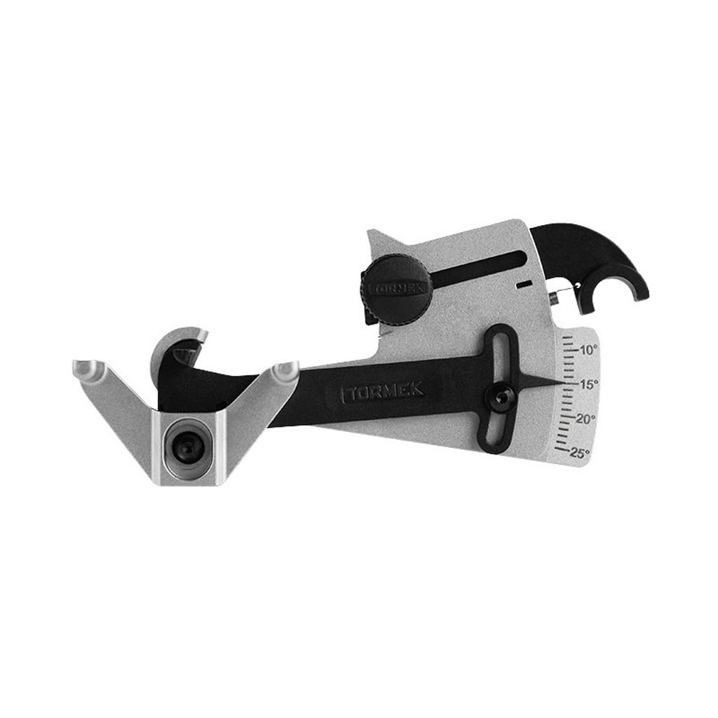 KS-123 self-adjusts to grinding wheel diameter for consistent knife sharpening