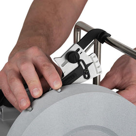 Three simple steps with KS-123 to achieve exact sharpening angle on knives