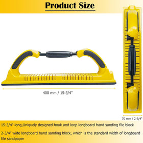 Toromp radius-flex block, front view, ergonomic grip for easy handling.