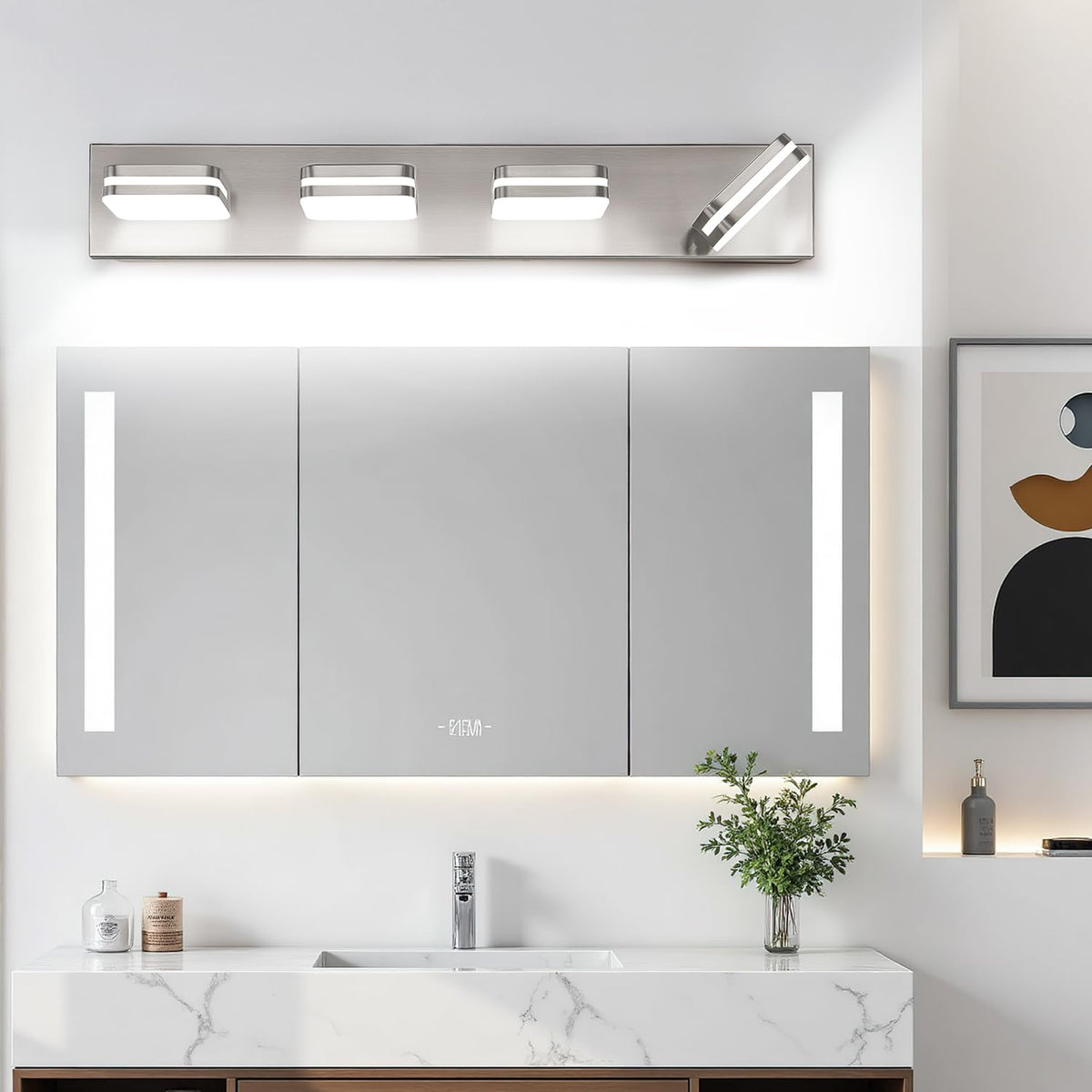 Torondo 3-year warranty vanity light for reliable bathroom lighting