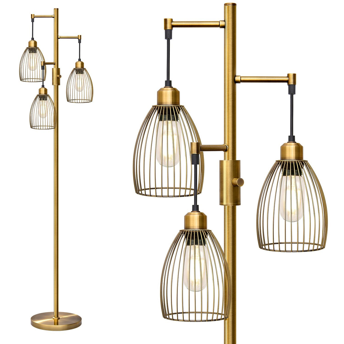 Torondo dimmable floor lamp base and stand provide steady, stable support for your living space.
