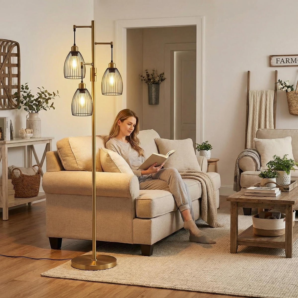 Torondo dimmable floor lamp stepless dimming lets you tailor brightness to any scene.