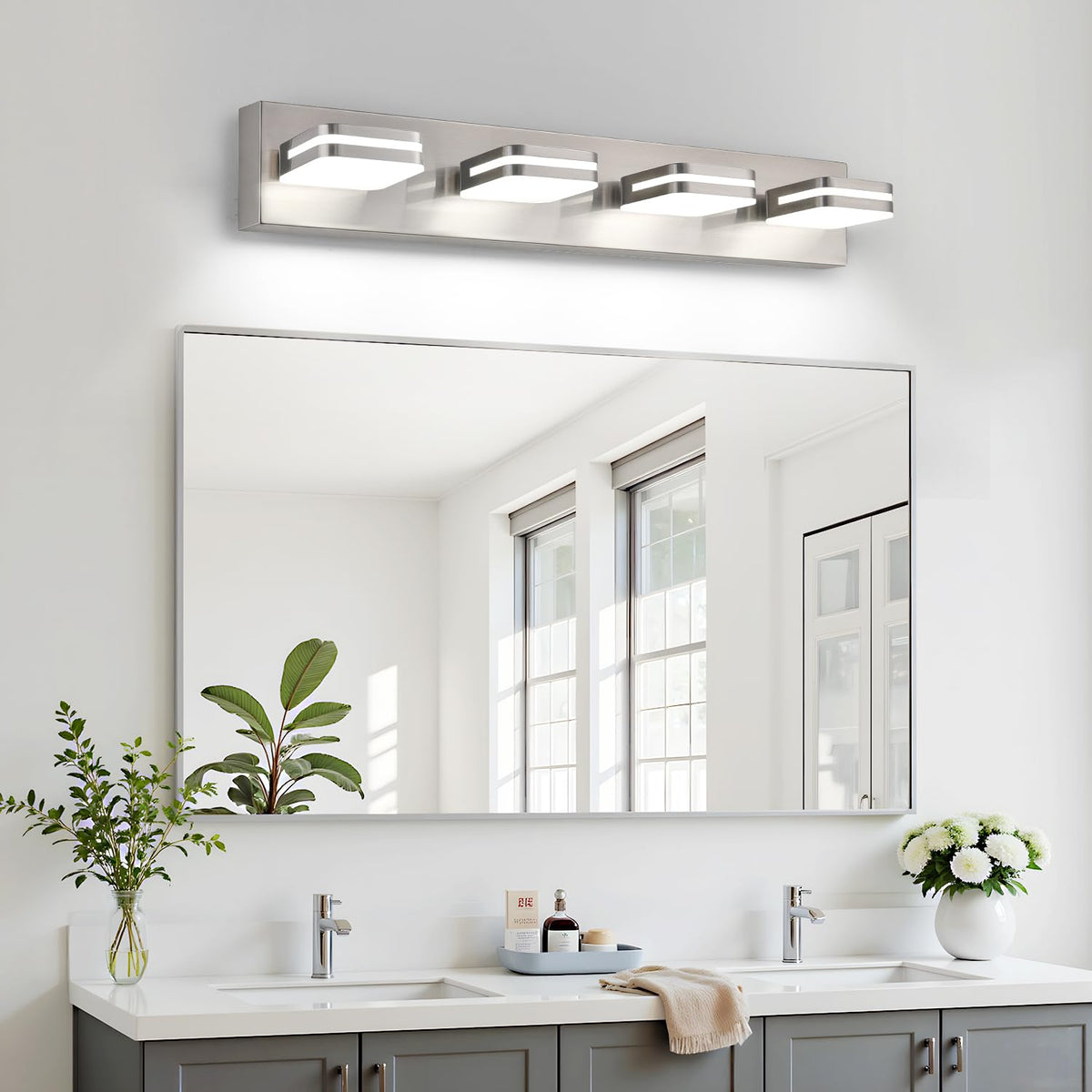 Torondo easy install in about 15 minutes above the mirror