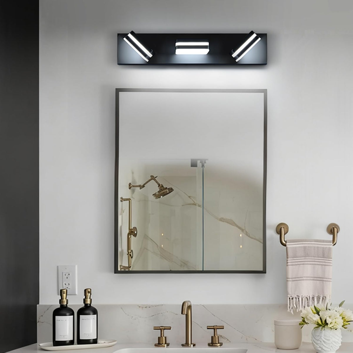 Torondo vanity light designed for humid bathrooms