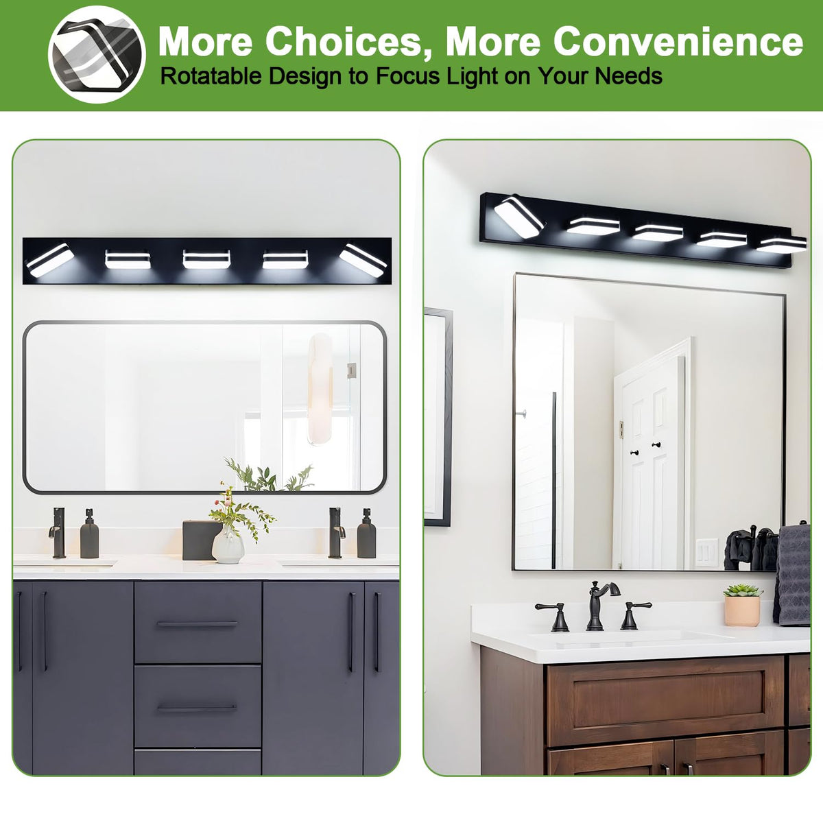 Torondo moisture-proof durable frame ideal for humid bathrooms.