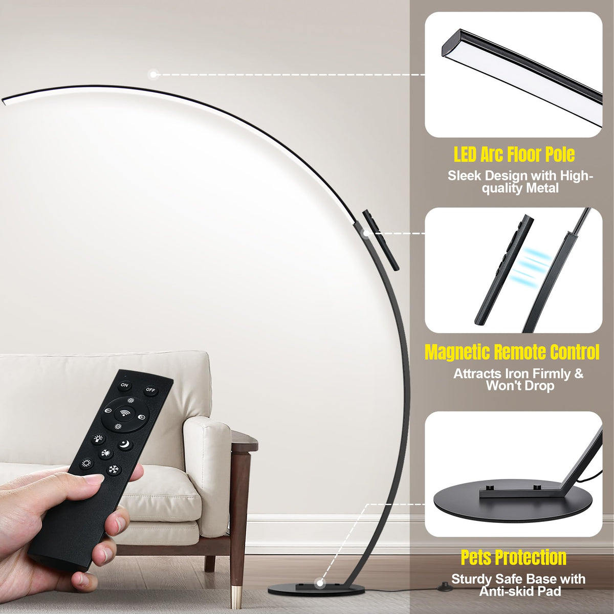 Torondo reading-friendly lamp supports long sessions with glare-free light.