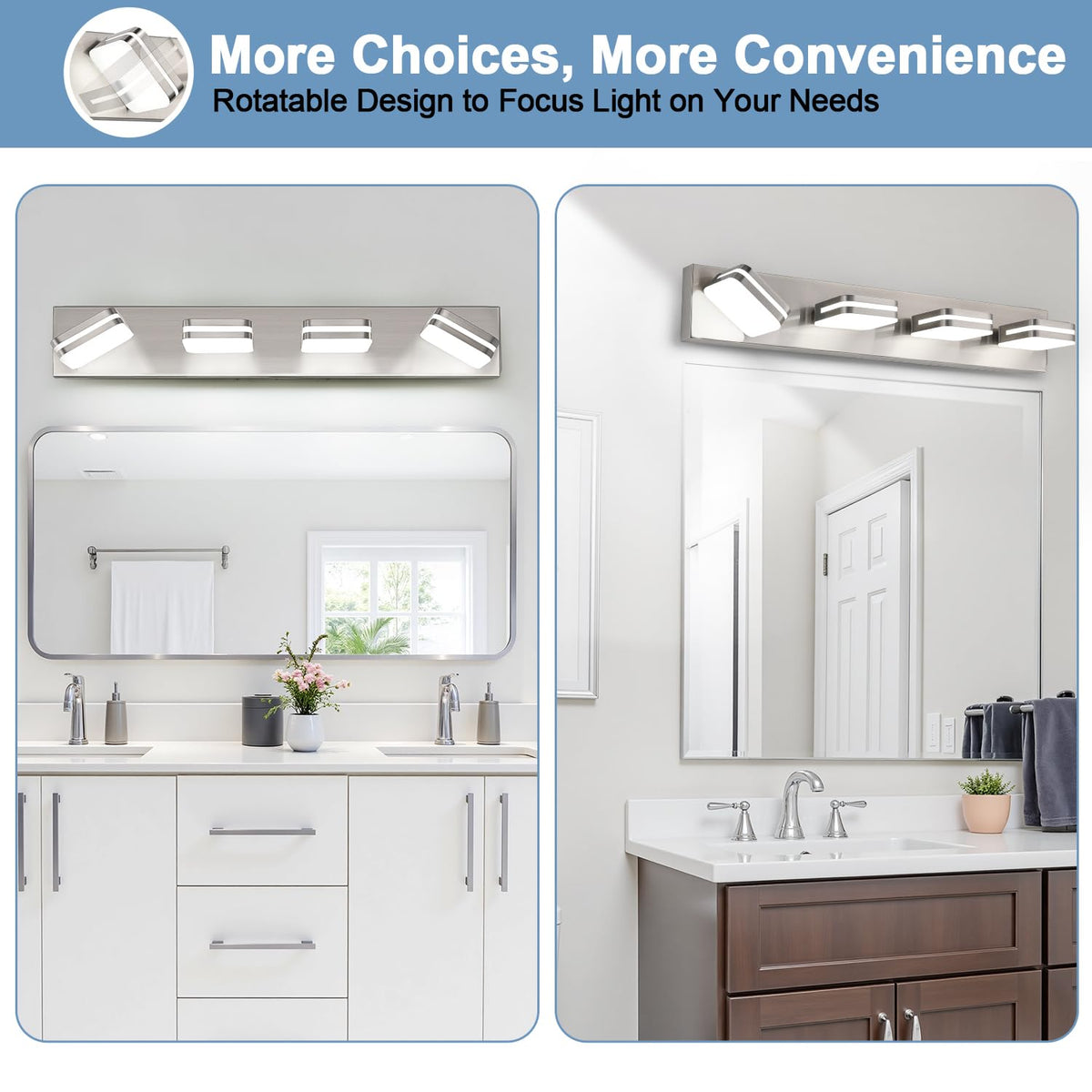 Torondo UL-listed vanity light validated for safety in humid spaces