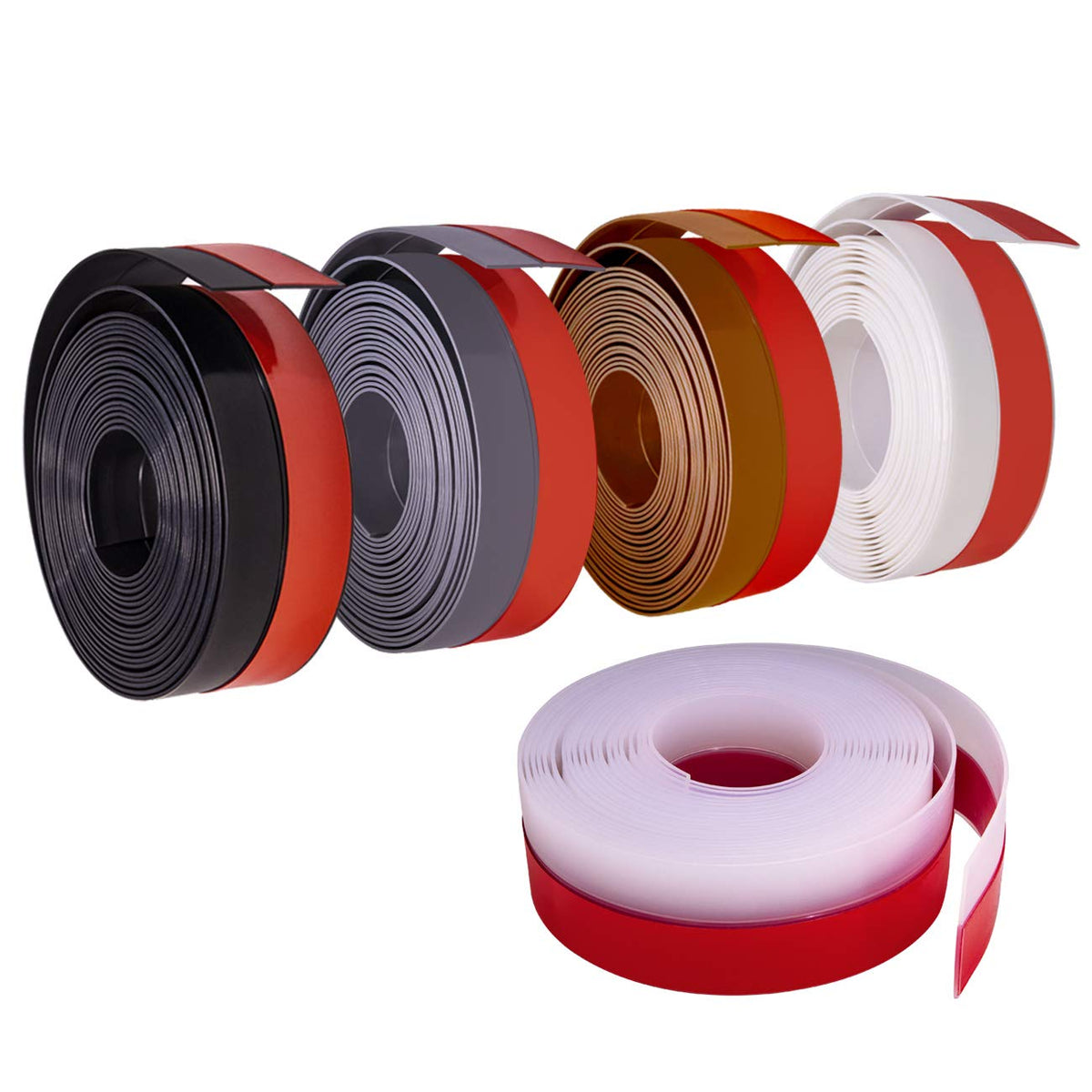 TORRAMI silicone seal along a glass shower door forming a tight seal