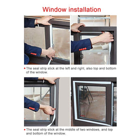TORRAMI weatherproof seal reducing dust and noise around a door edge