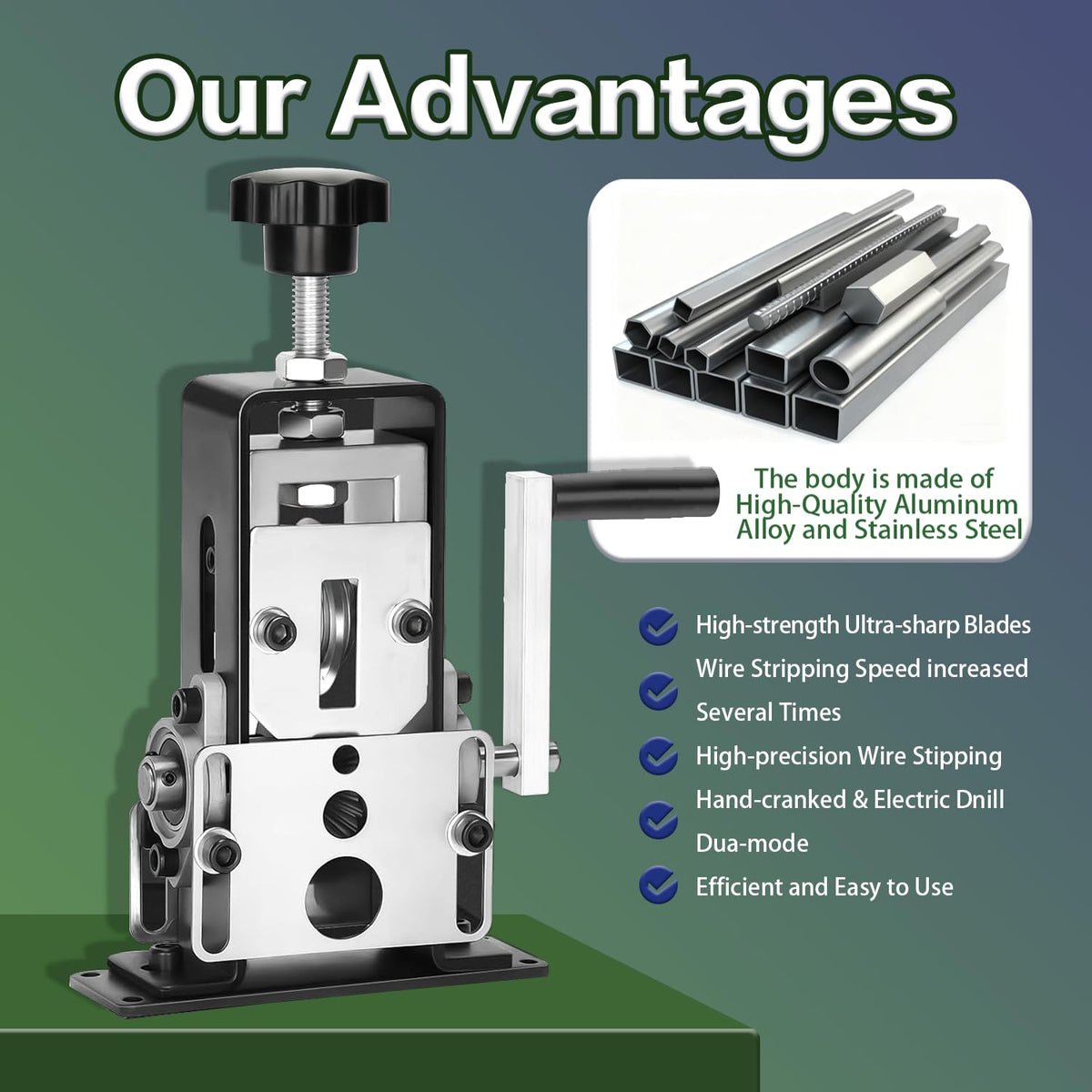 TORRIDE blade change easy feature with four screws for fast replacement