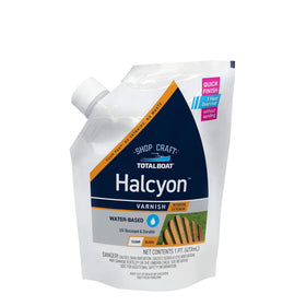 TotalBoat Halcyon pour bag demonstrates easy, mess-free pour for smooth application.