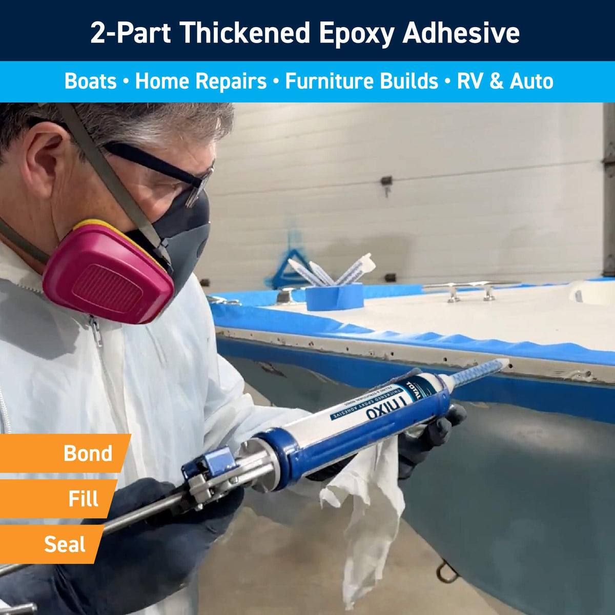 TotalBoat Thixo mixing tips ensuring a perfect 2:1 ratio every time.
