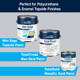 Compatible with 1- and 2-part polyurethane and enamel topside paints.