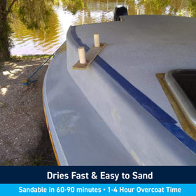 Topside Primer dries quickly to a sandable finish in typical conditions.