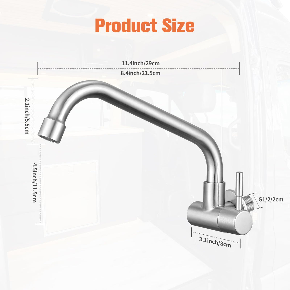 Totalize aerator bubbles image shows smooth water flow with adequate fizz