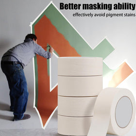 TOTDTDA masking tape applied to paper surface for straight lines.