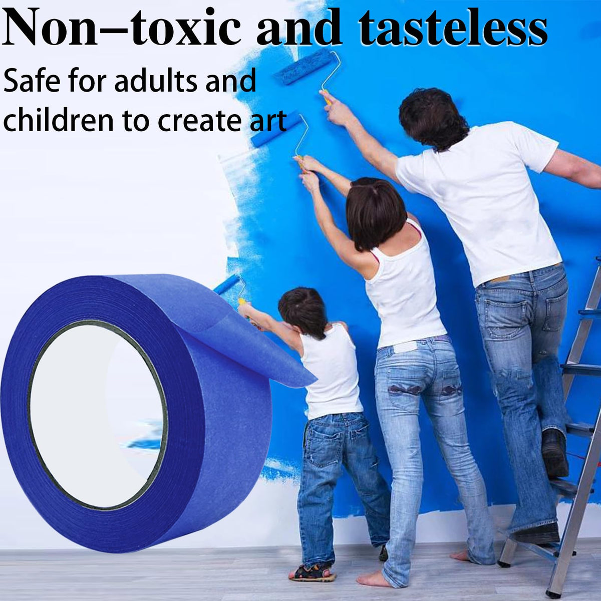 TOTDTDA 10-roll pack offers value for DIY masking needs.