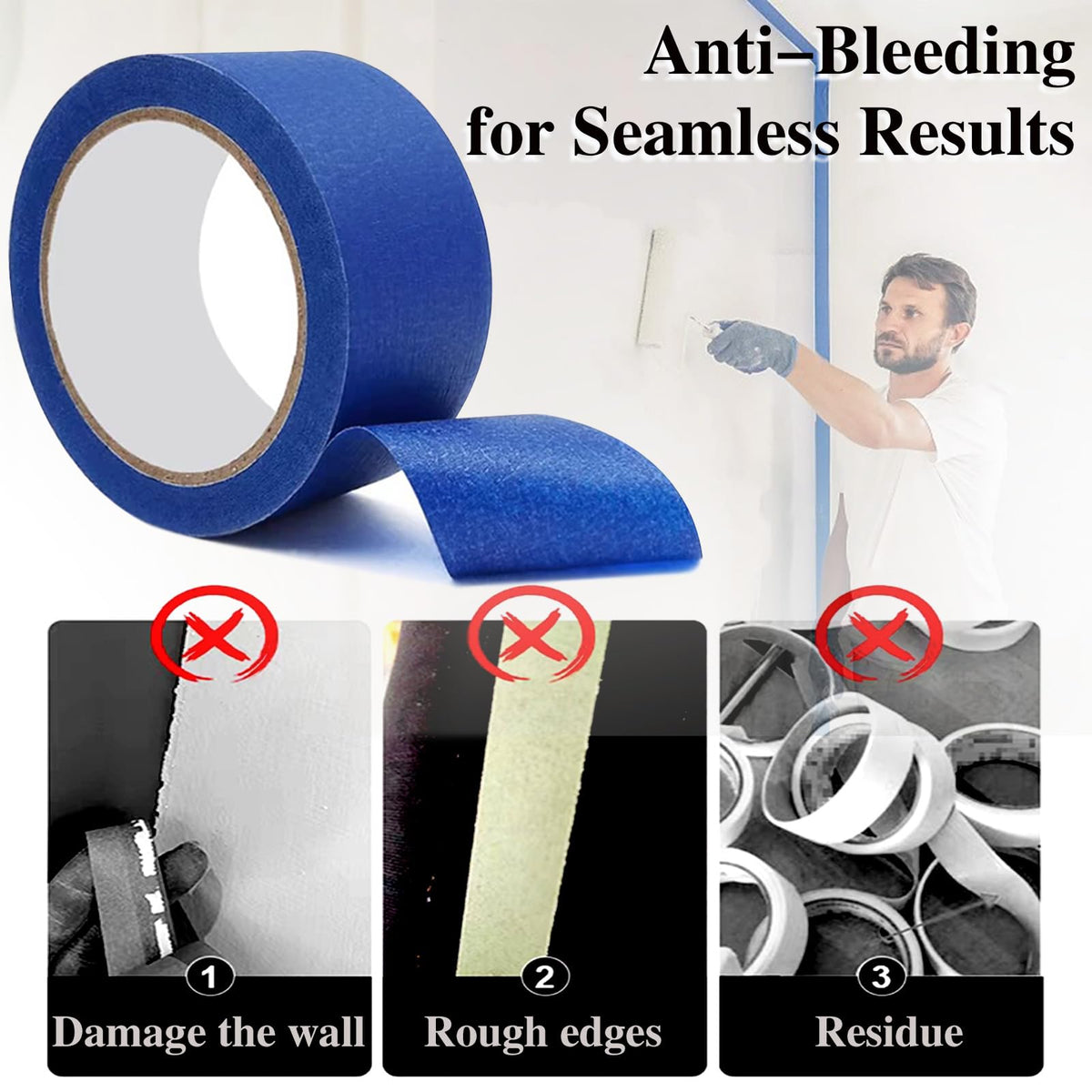 TOTDTDA masking tape protects cartons during packing and shipping.