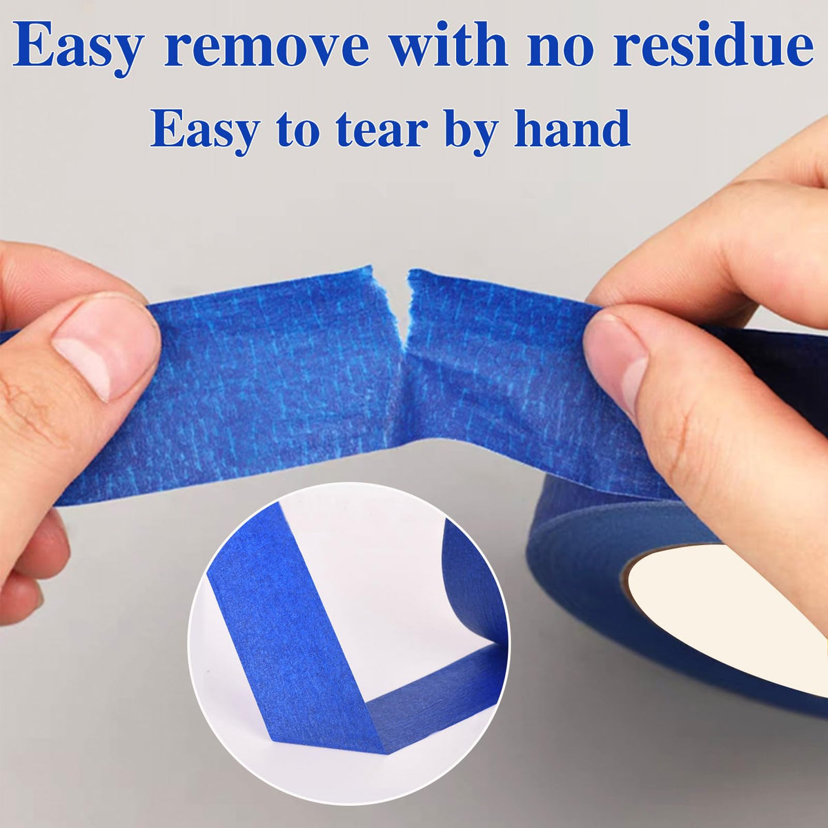 TOTDTDA tape shown on drywall for versatile masking use