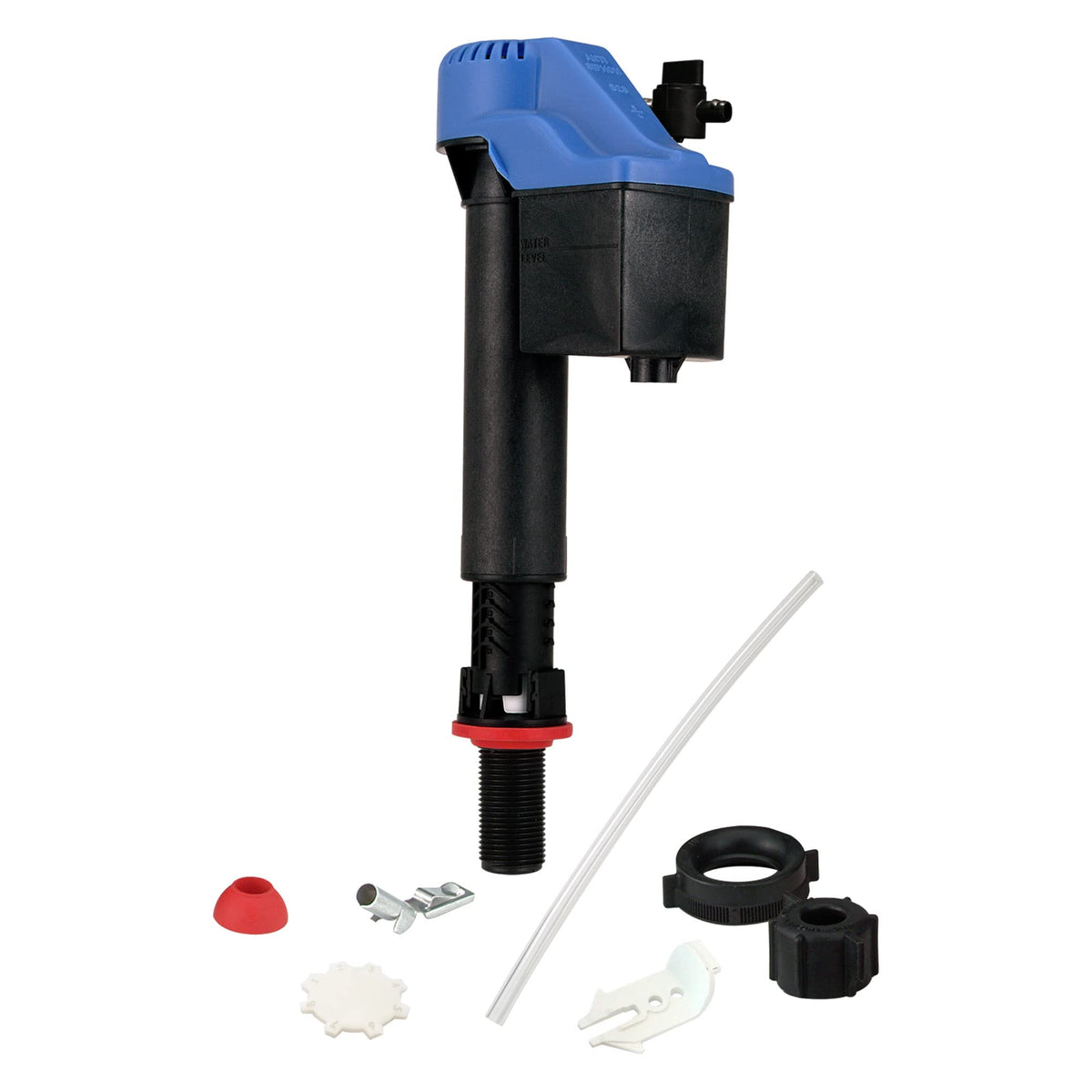 TOTO adjustable fill valve assembly installed in a toilet tank, showing universal compatibility and smooth refills.