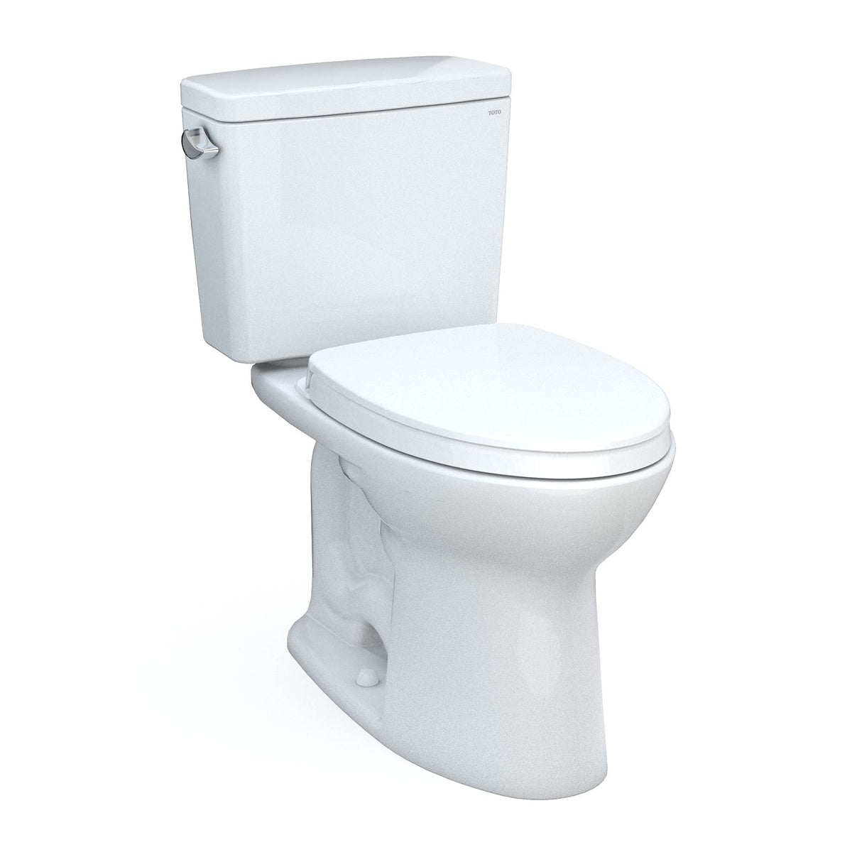 TOTO Drake front view in Cotton White shows modern style and comfortable space.