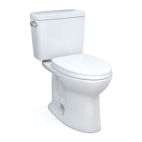 TOTO Drake front view in Cotton White shows modern style and comfortable space.