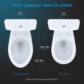 Includes mounting hardware for easy installation of the SoftClose seat.