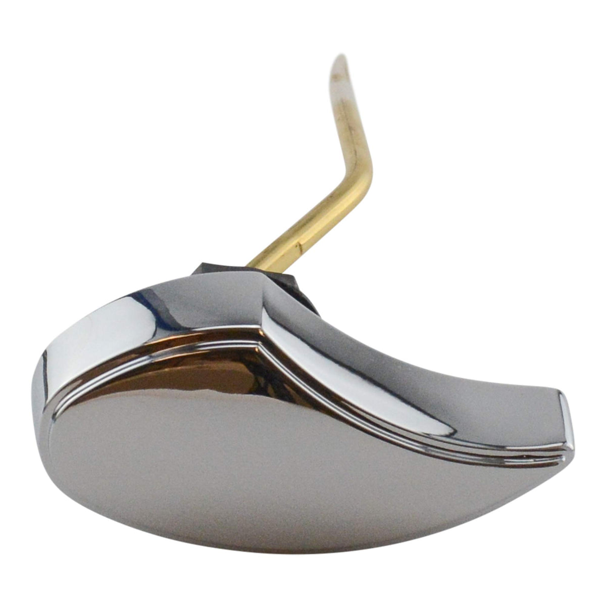 TOTO trip lever flush activation demonstrates smooth action