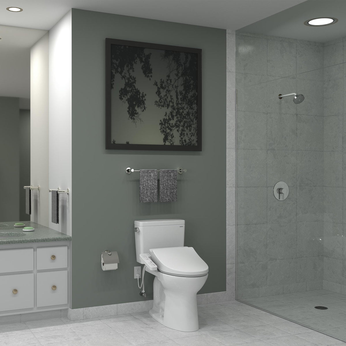 TOTO WASHLET A2 heated seat with multiple temperature options