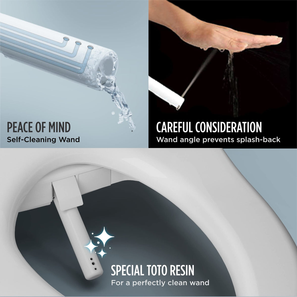 TOTO WASHLET A2 side control panel for personalized settings